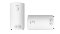 The image shows a horizontal v comfort cylinder on the left and a vertical Vitowell comfort cylinder on the right.