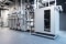 The picture shows the Vitocal 300-G Pro with a heating output of 82.8 kW in the Blauhaus NEG AG Mönchengladbach.