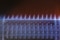 Detailed view of a gas burner